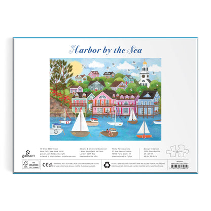 Galison: Joy Laforme Harbor by the Sea 1000 Piece Puzzle