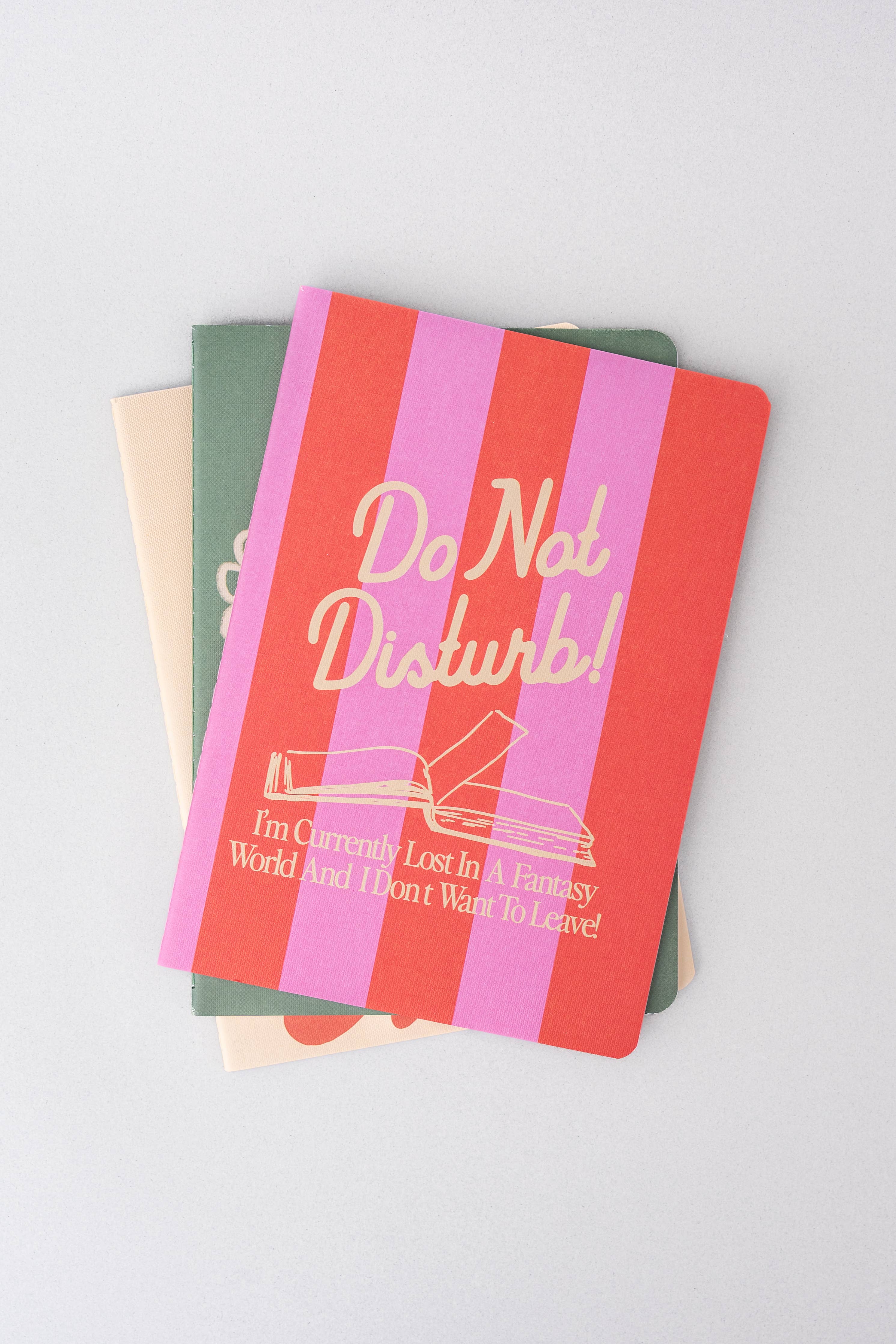 Ban.do: Pastries and Books Notebook Set of 3