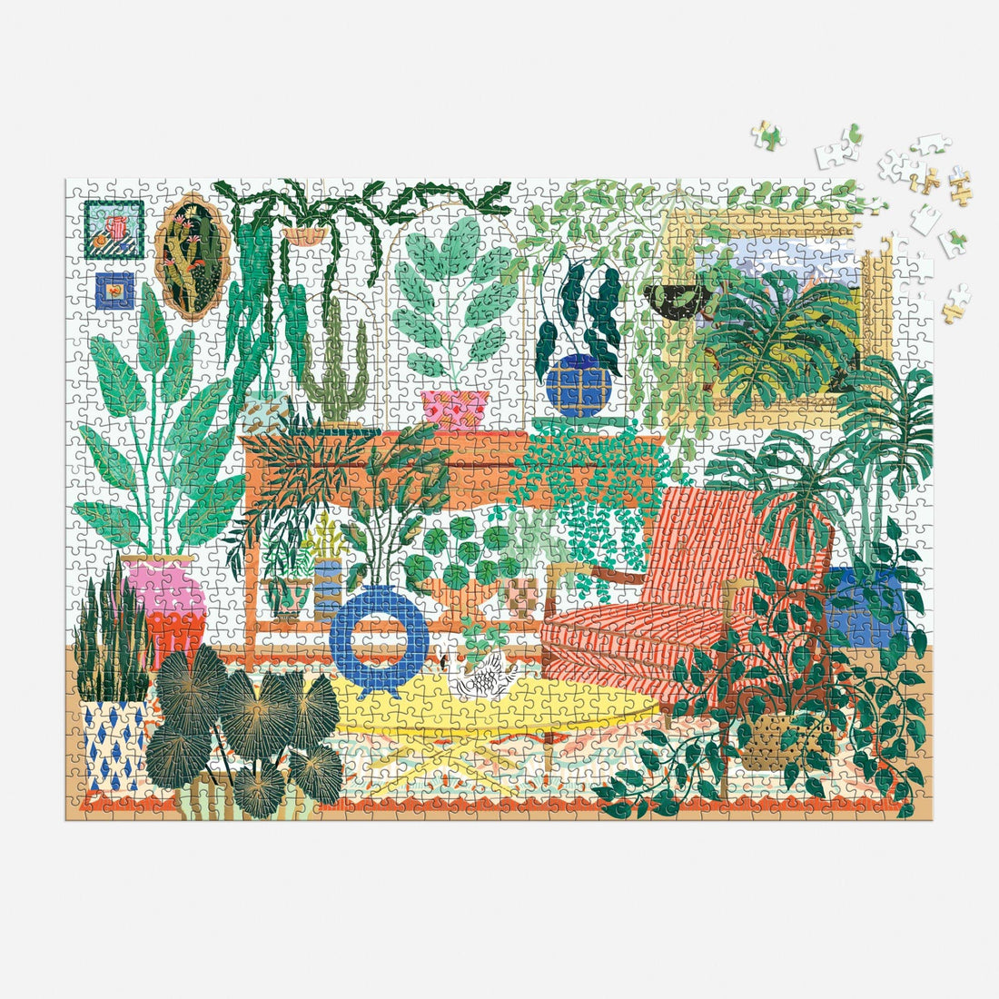 Galison: Houseplant Haven 1000 Piece Foil Puzzle