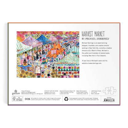 Galison: Michael Storrings Harvest Market 1000 Piece Puzzle
