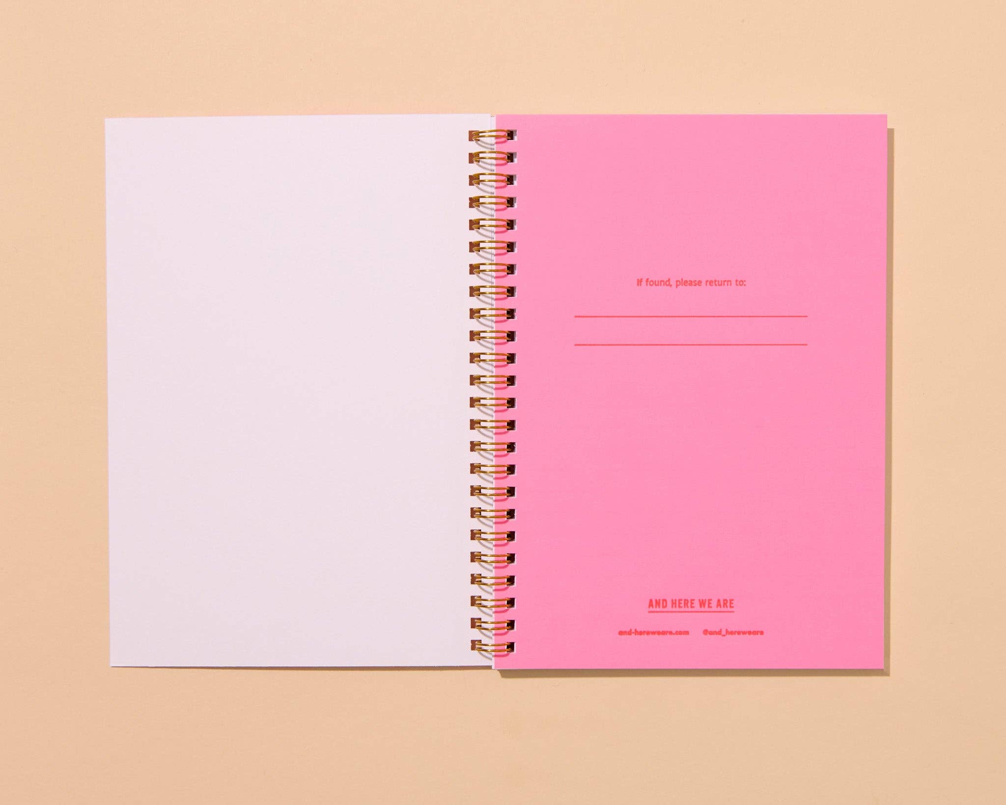 Sardines Lettepress Spiral Notebook