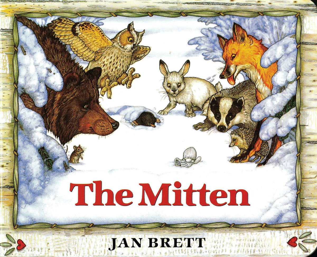 The Mitten by Jan Brett -Board Book