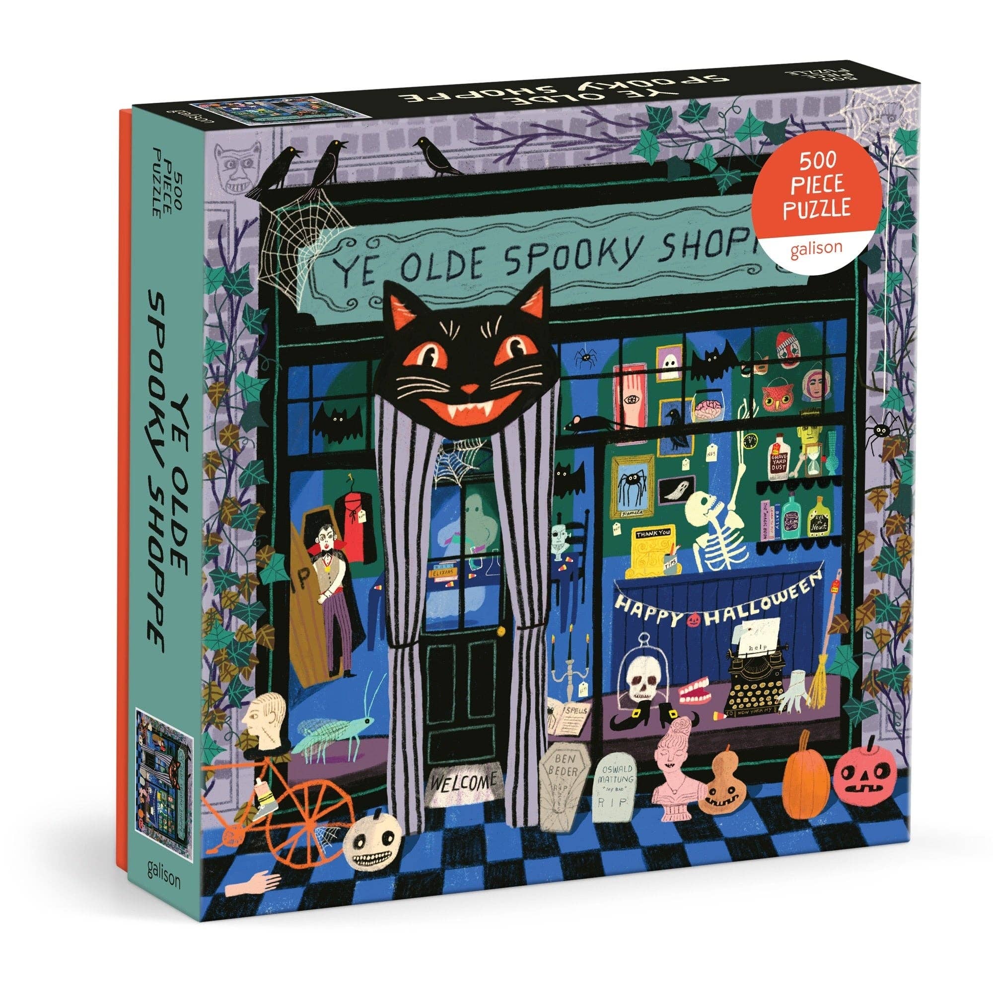 Galison: Ye Olde Spooky Shoppe 500 Piece Puzzle