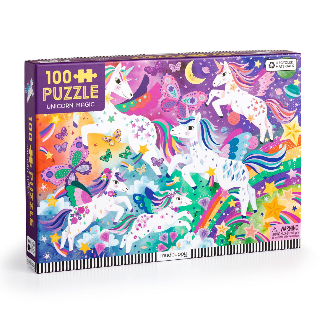 Mudpuppy: Unicorn Magic 100 Piece Puzzle