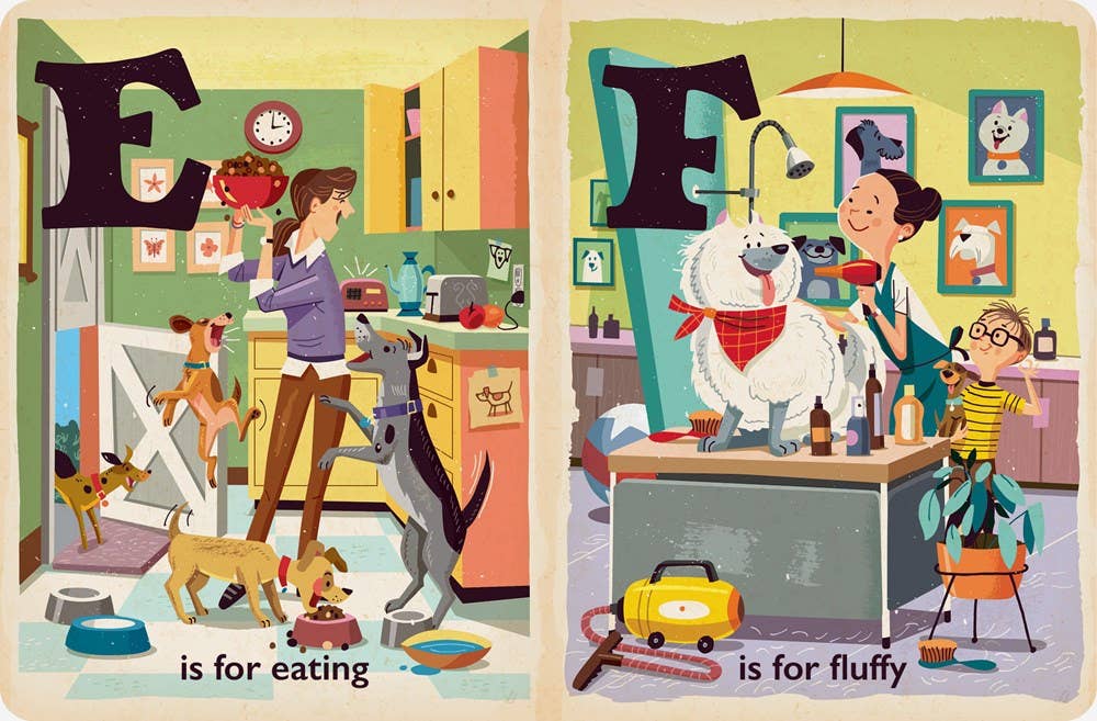Alphabet Board Book: D is for Dogs by Greg Paprocki