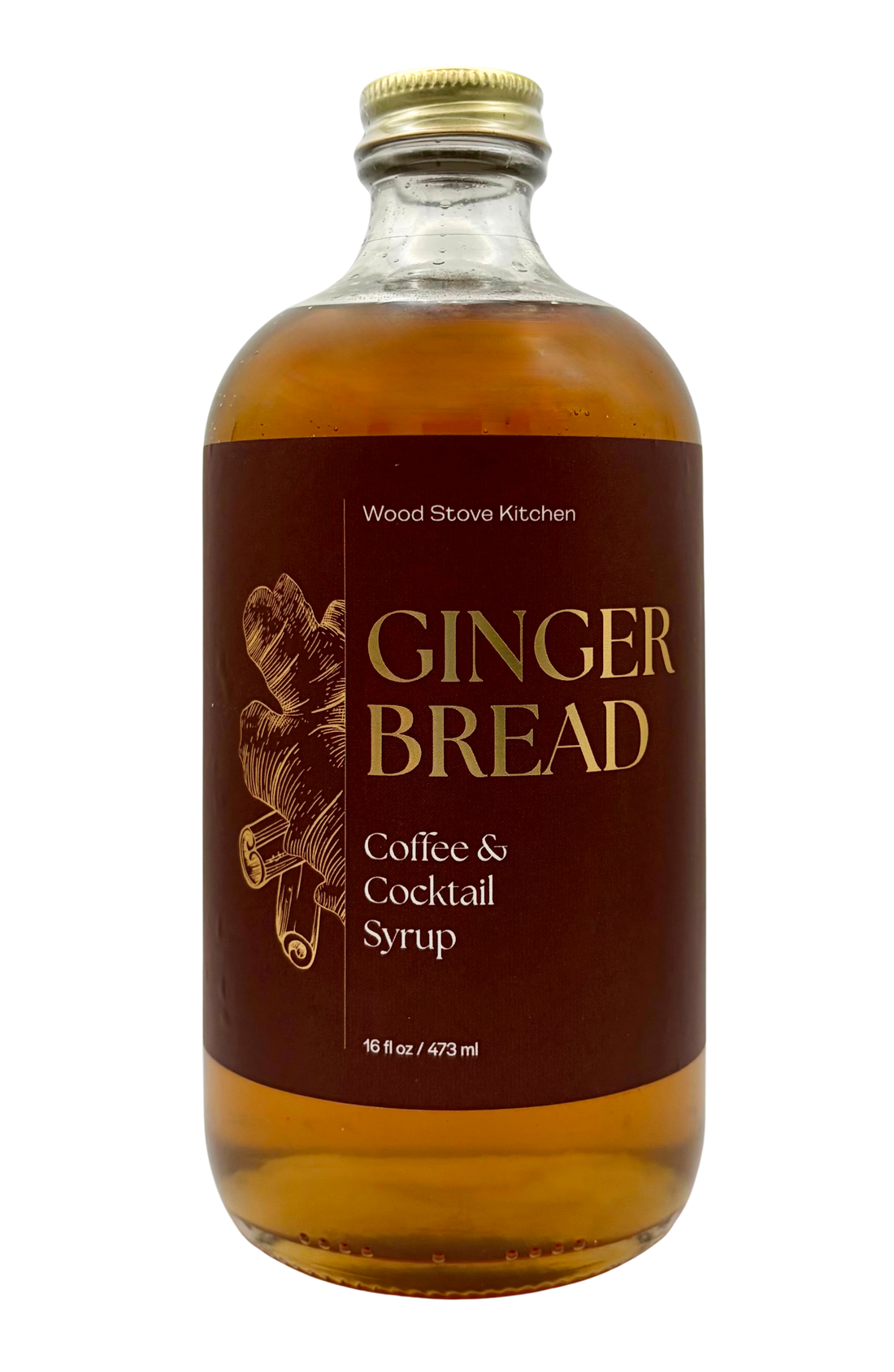 Gingerbread Coffee & Cocktail Syrup, 16 fl oz