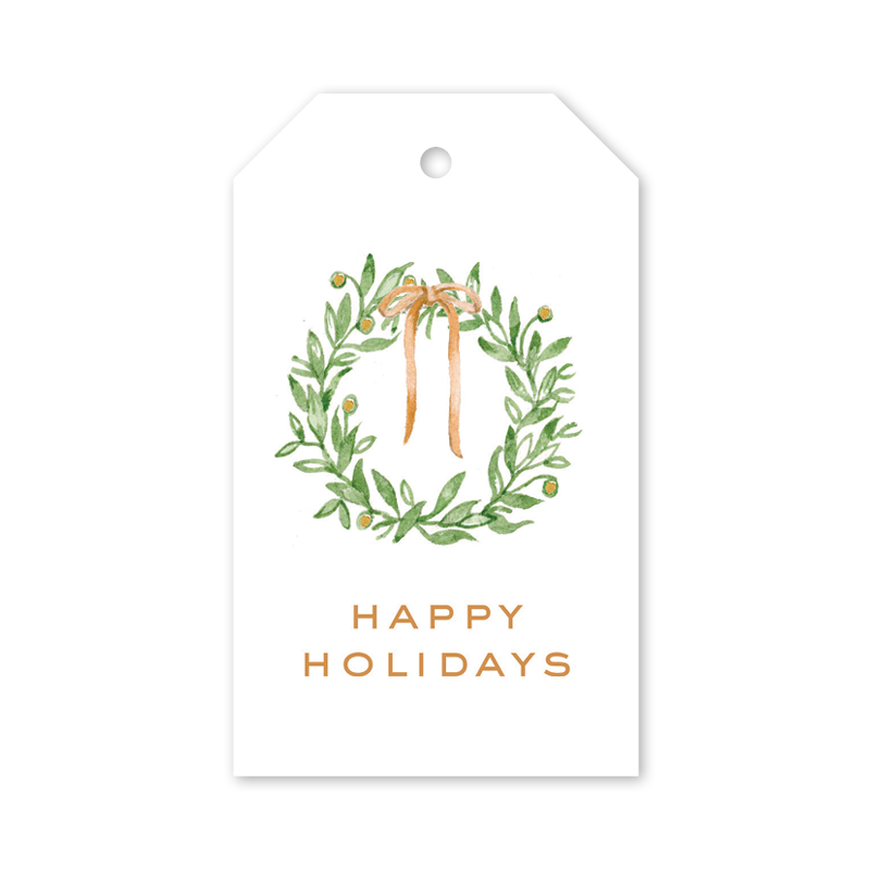 Flora Gold Gift Tags - Set of 8