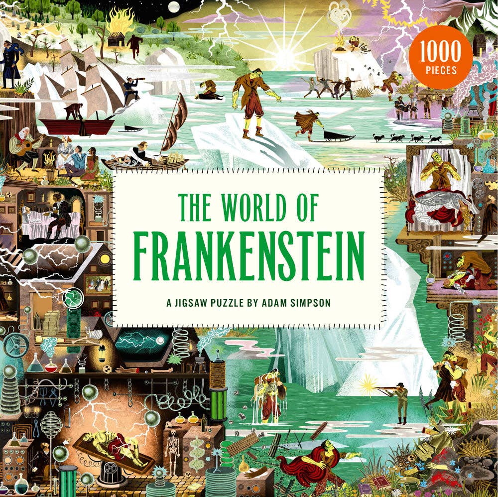 Laurence King: The World of Frankenstein 1000 Piece Puzzle