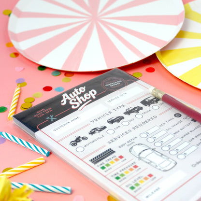 Tiny Town™ Play Notepad - Auto Shop