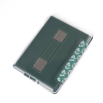 Forget Me Nots Sage Clear Back Kindle Case