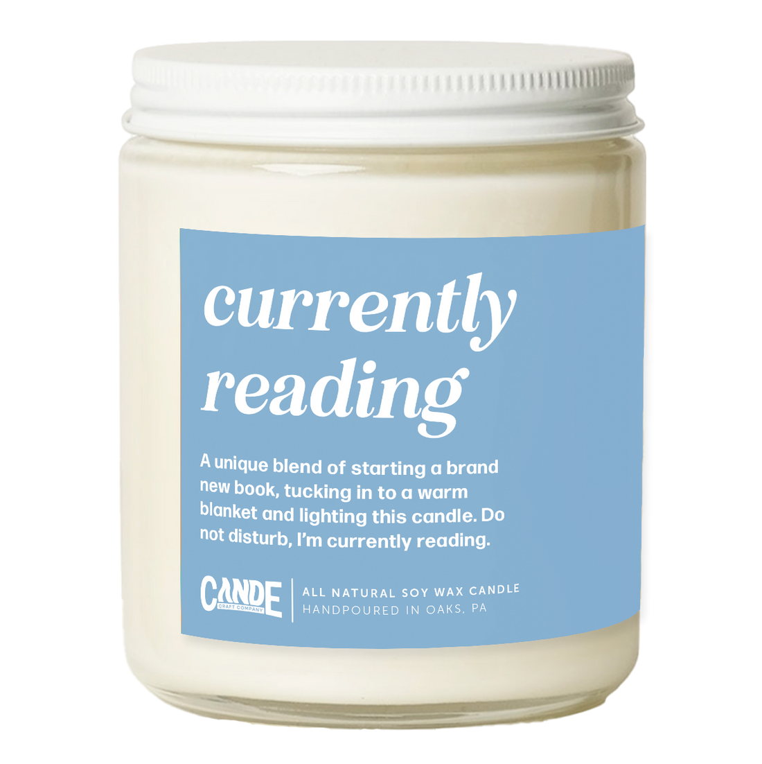 Currently Reading Scented Candle