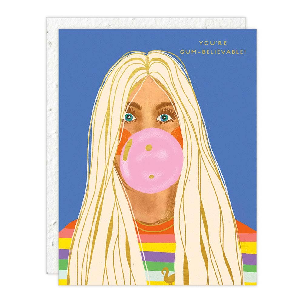 Gum-believable - Congratulations Card