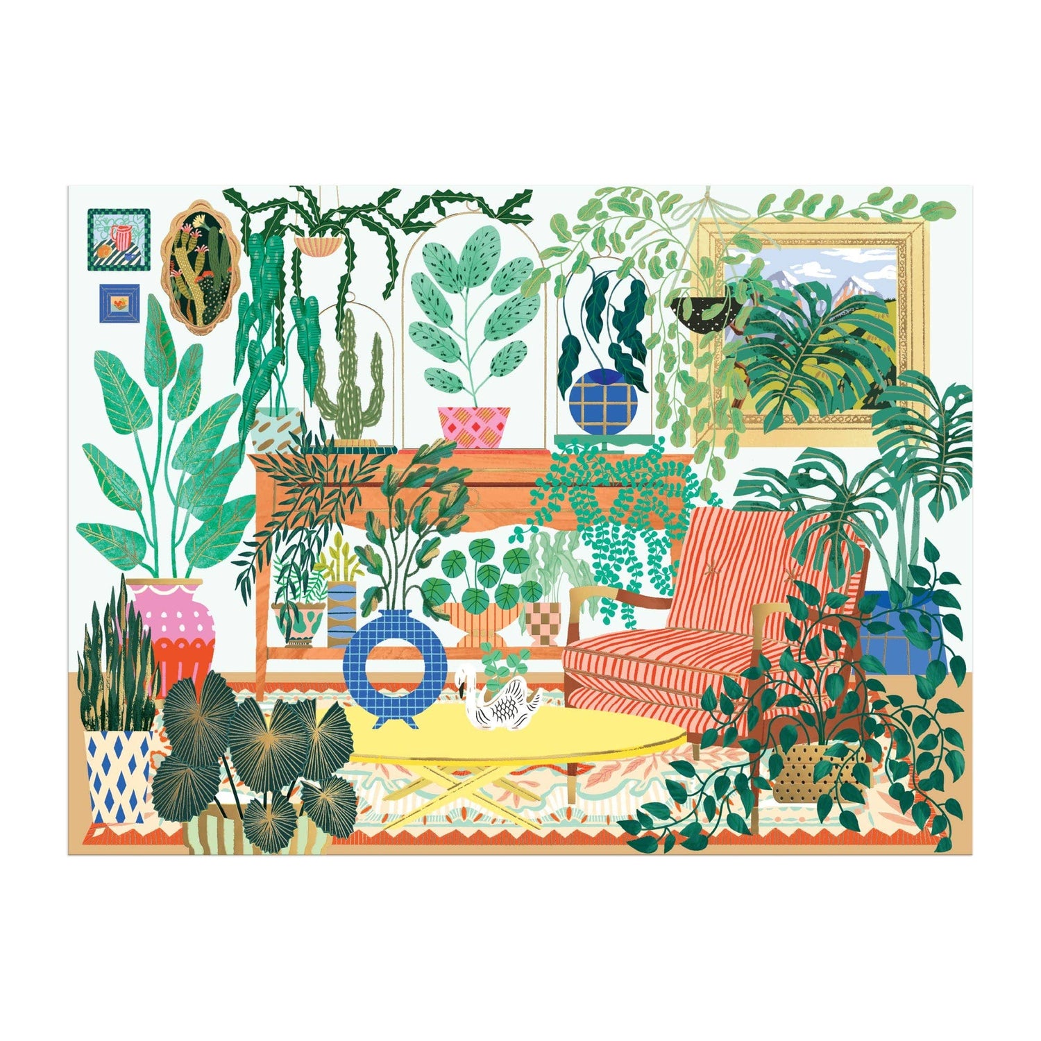 Galison: Houseplant Haven 1000 Piece Foil Puzzle