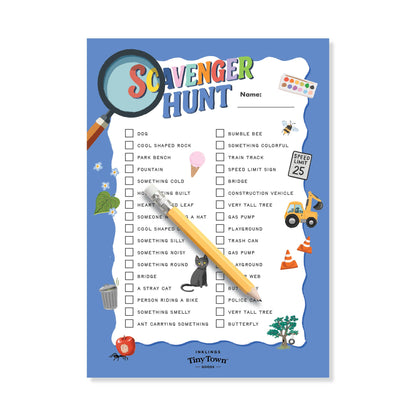 Tiny Town™ Play Notepad - Scavenger Hunt