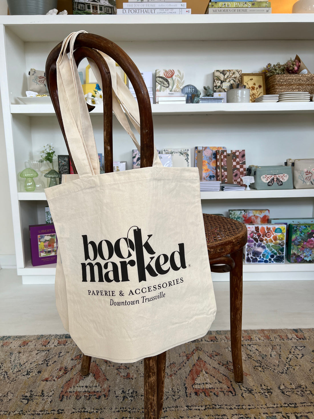 Bookmarked Canvas Bag