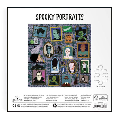 Galison: Spooky Portraits 500 Piece Foil Puzzle