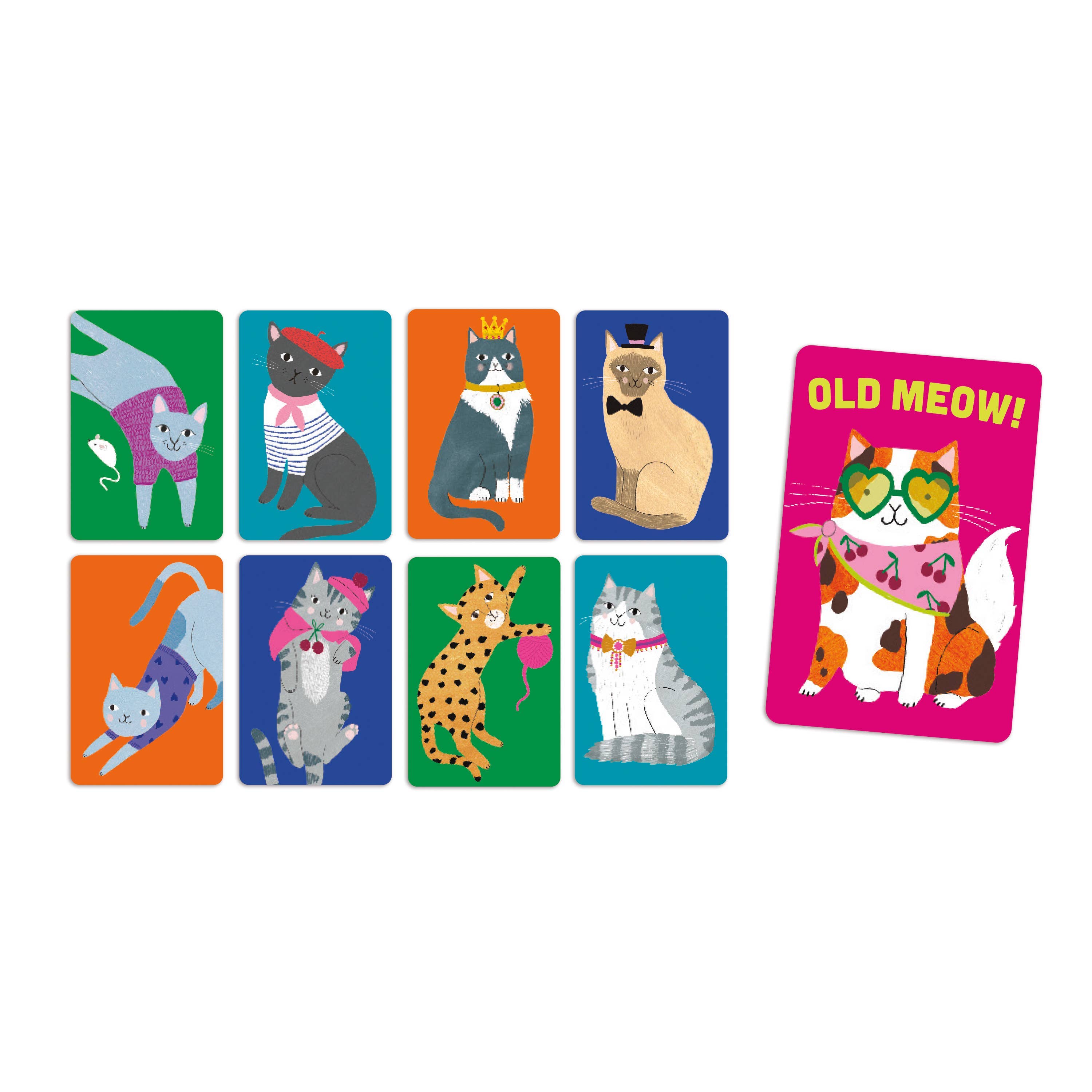 Mudpuppy: Old Meow! Old Maid Card Game