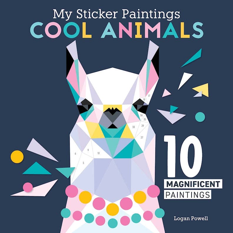 My Sticker Paintings: Cool Animals -Children&