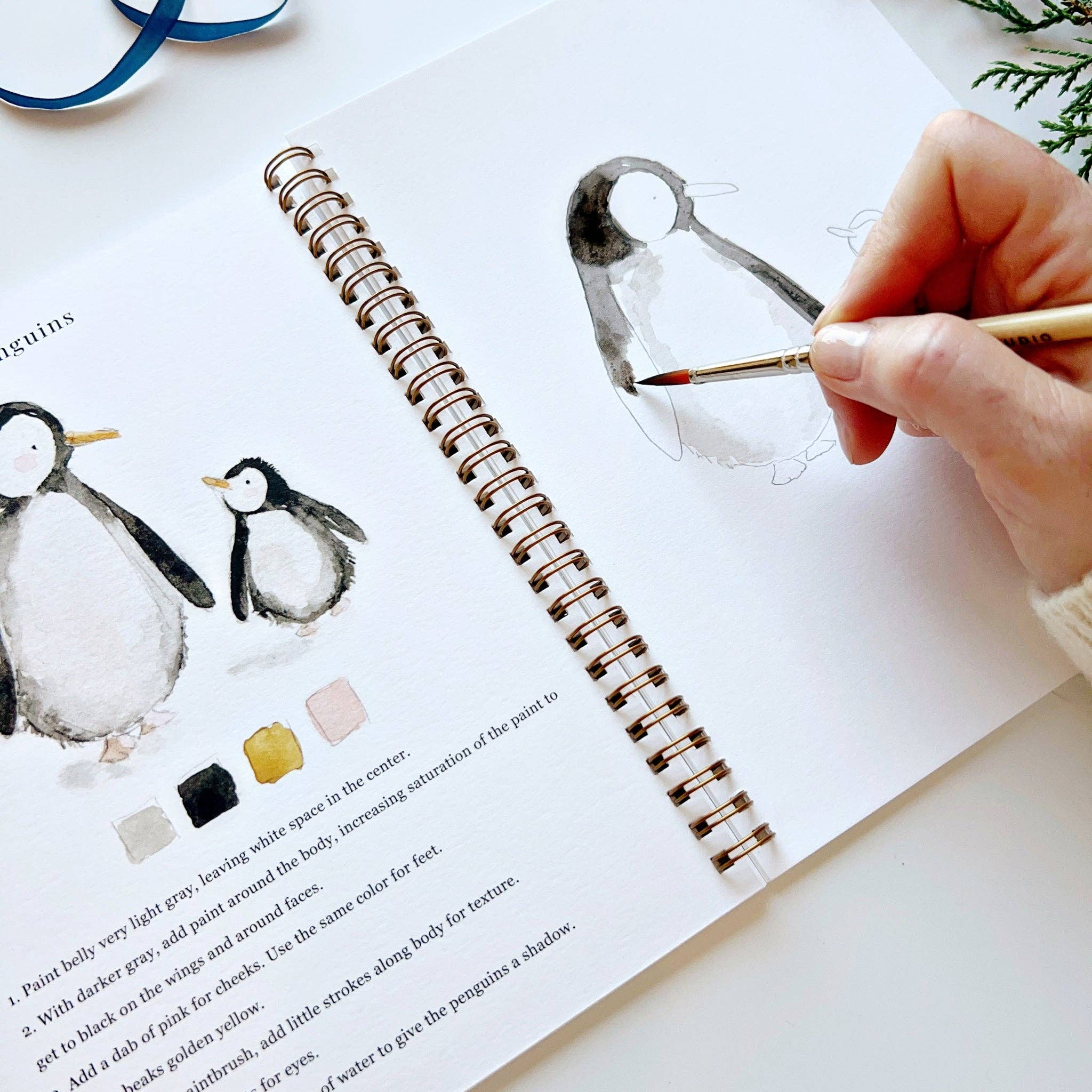 Emily Lex Winter Watercolor Workbook
