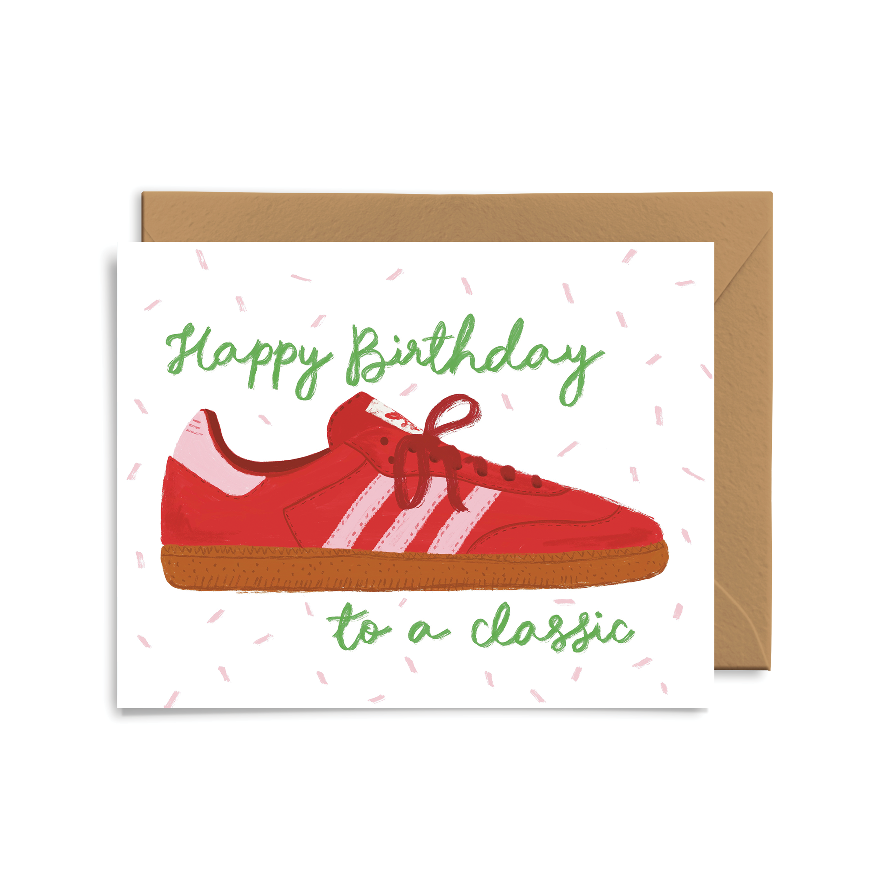 Tennis Shoe Birthday Card
