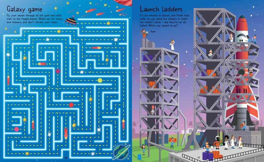 Usborne: Space Maze Book by Sam Smith