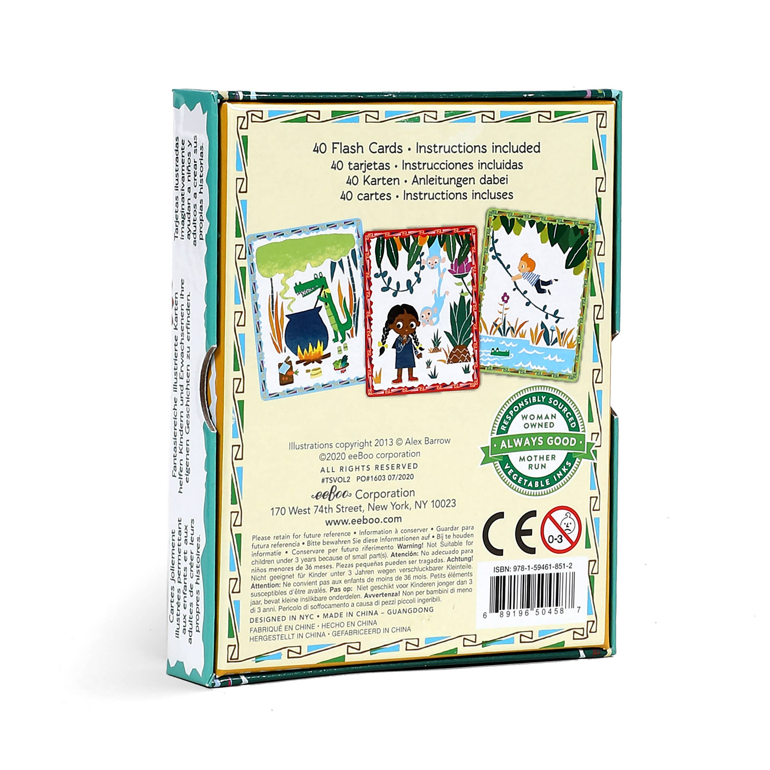 Volcano Island Create a Story Cards