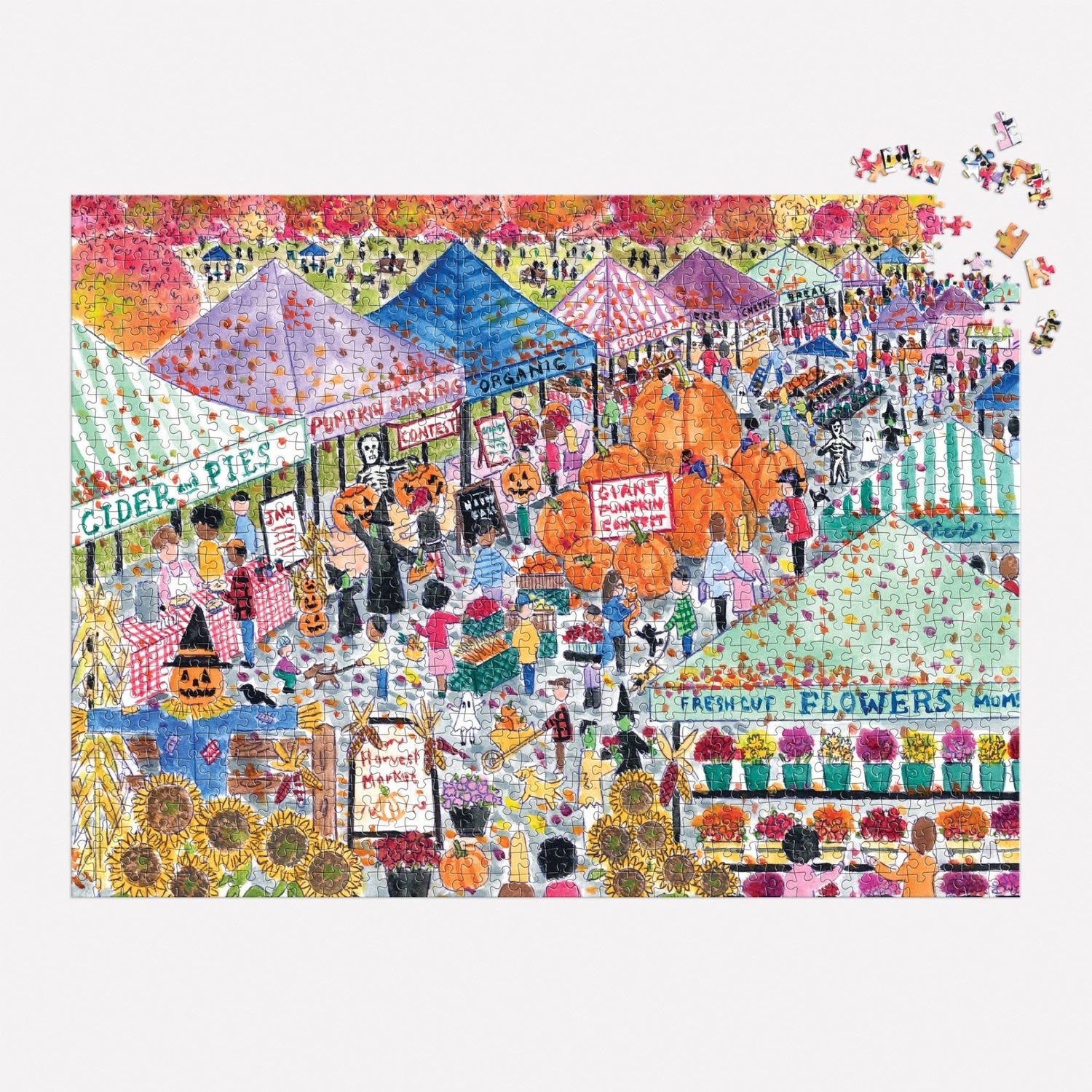 Galison: Michael Storrings Harvest Market 1000 Piece Puzzle