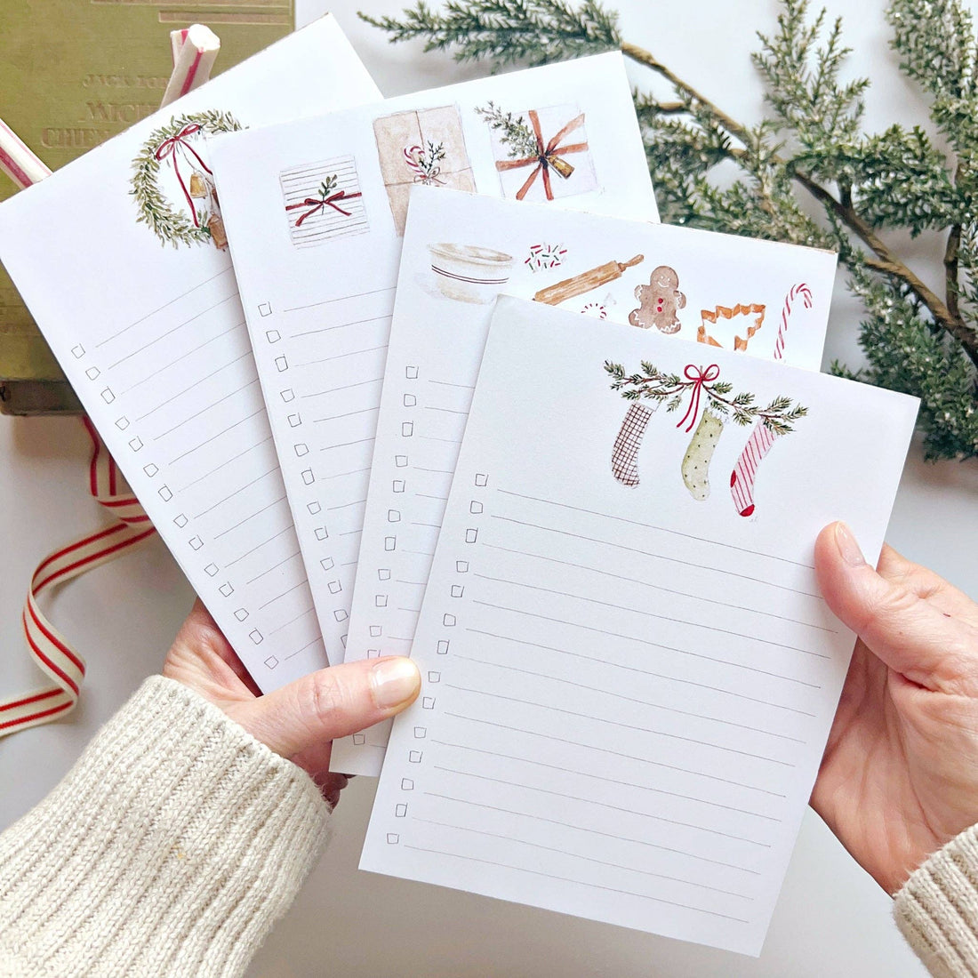 Emily Lex: Christmas Checklist Notepad