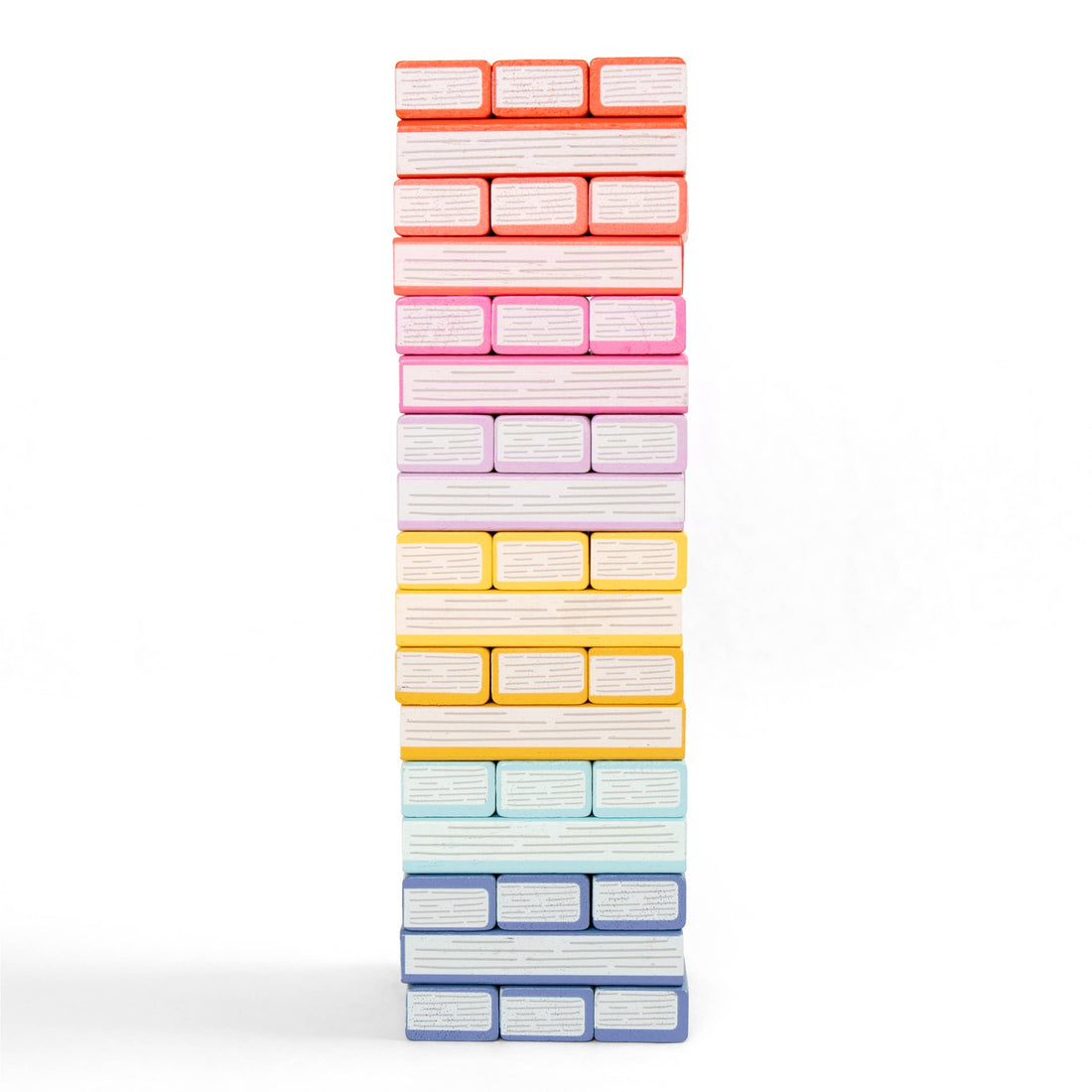 Tumbling Book Stack - Wooden Block Stacking &amp; Balance Game