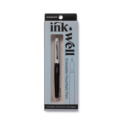 Ink Well Erasable Fountain Pen - Black/Gray