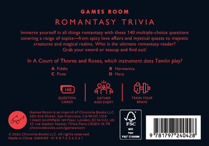 Games Room: Romantasy Trivia