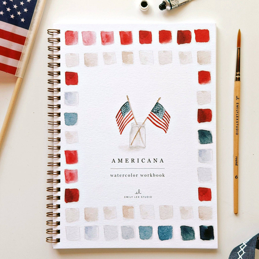 Emily Lex: Americana Watercolor Workbook