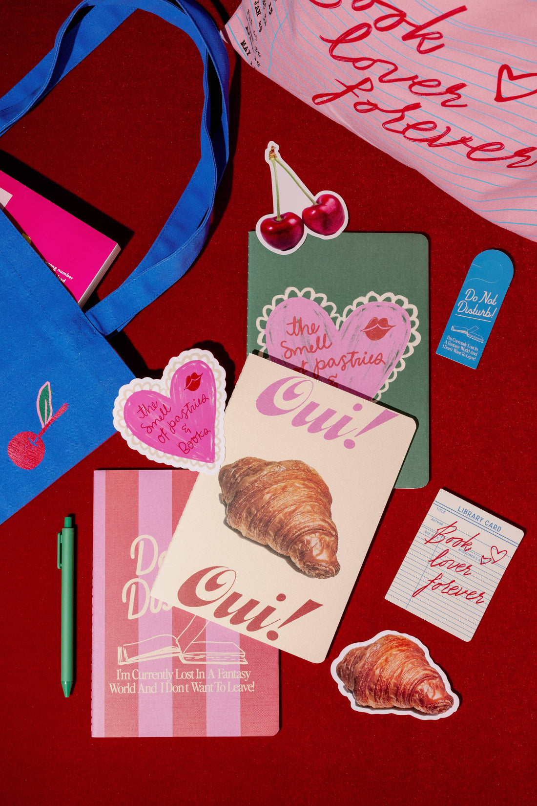 Ban.do: Pastries and Books Notebook Set of 3