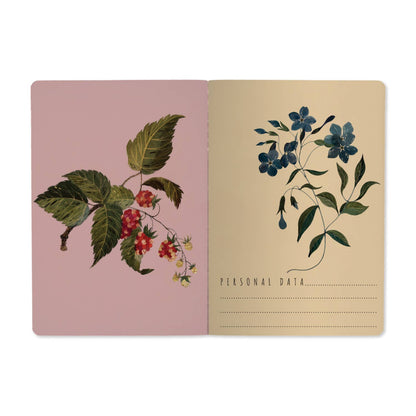 Bruno Visconti Forest Flowers on White Notebook