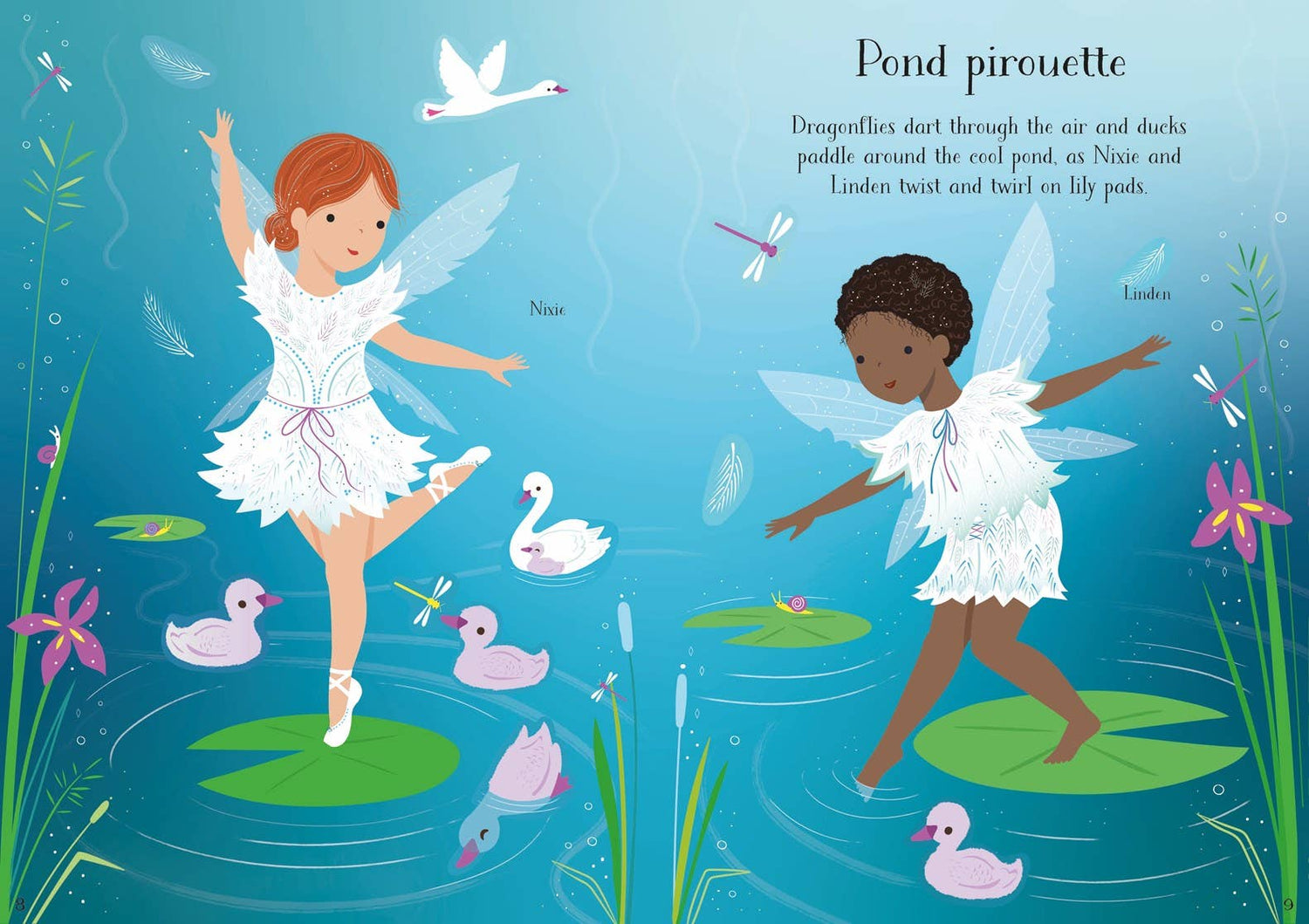 Usborne: Little Sticker Dolly Dressing Ballet Fairies by Fiona Watts &amp; Lizzie Mackay