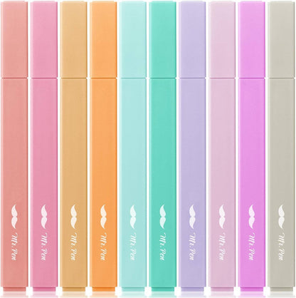 Aesthetic Highlighters 10 Pack Candy Colors