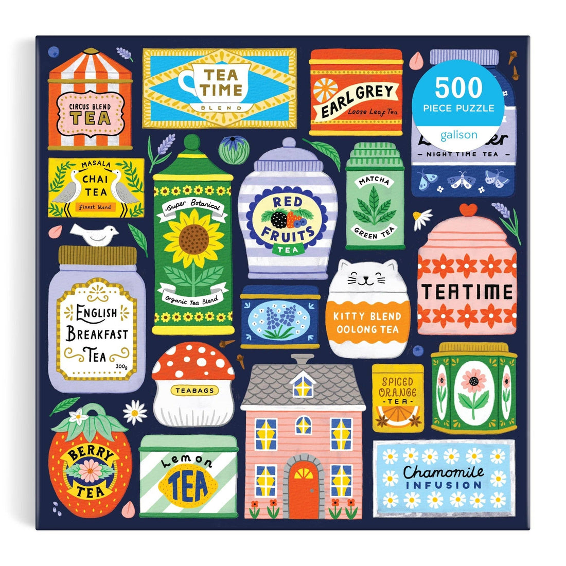 Galison: Spot of Tea 500 Piece Puzzle