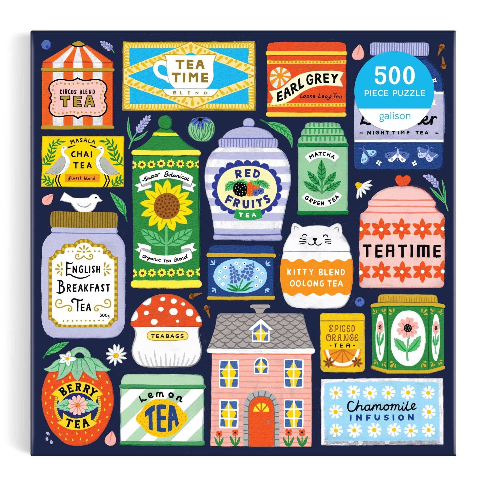 Galison: Spot of Tea 500 Piece Puzzle