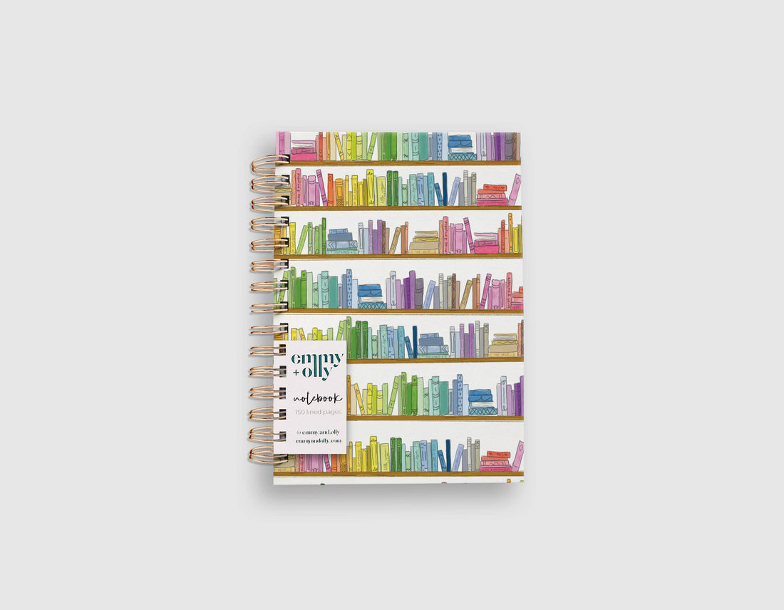 Books Themed Hardcover Notebook