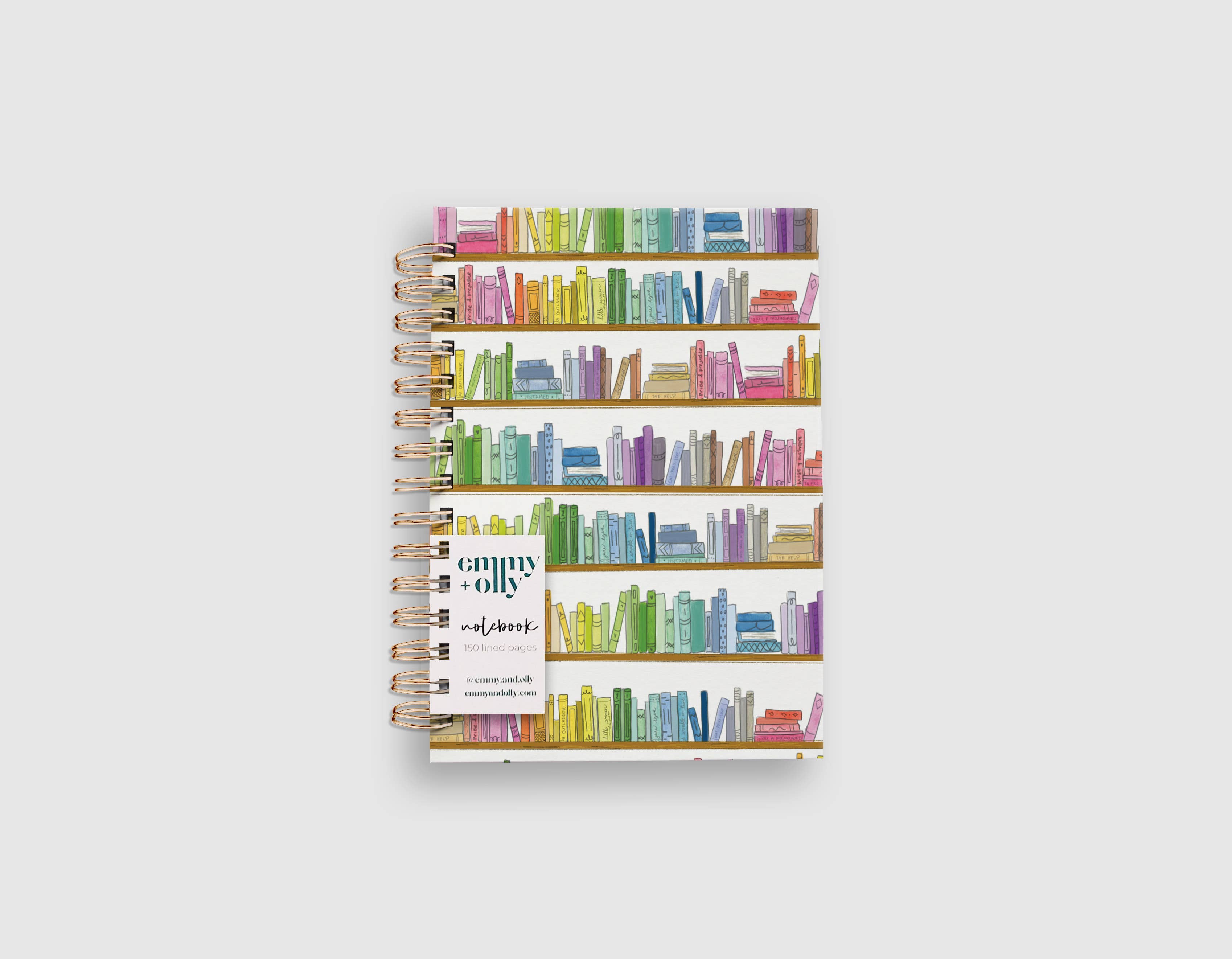 Books Themed Hardcover Notebook