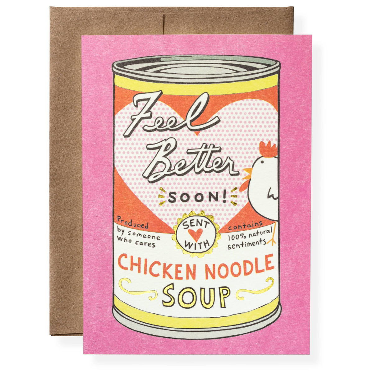 Chicken Soup Get Well Card