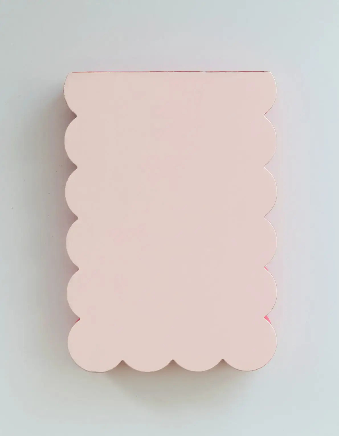 Scalloped Shaped Notepad | Peach + Persimmon