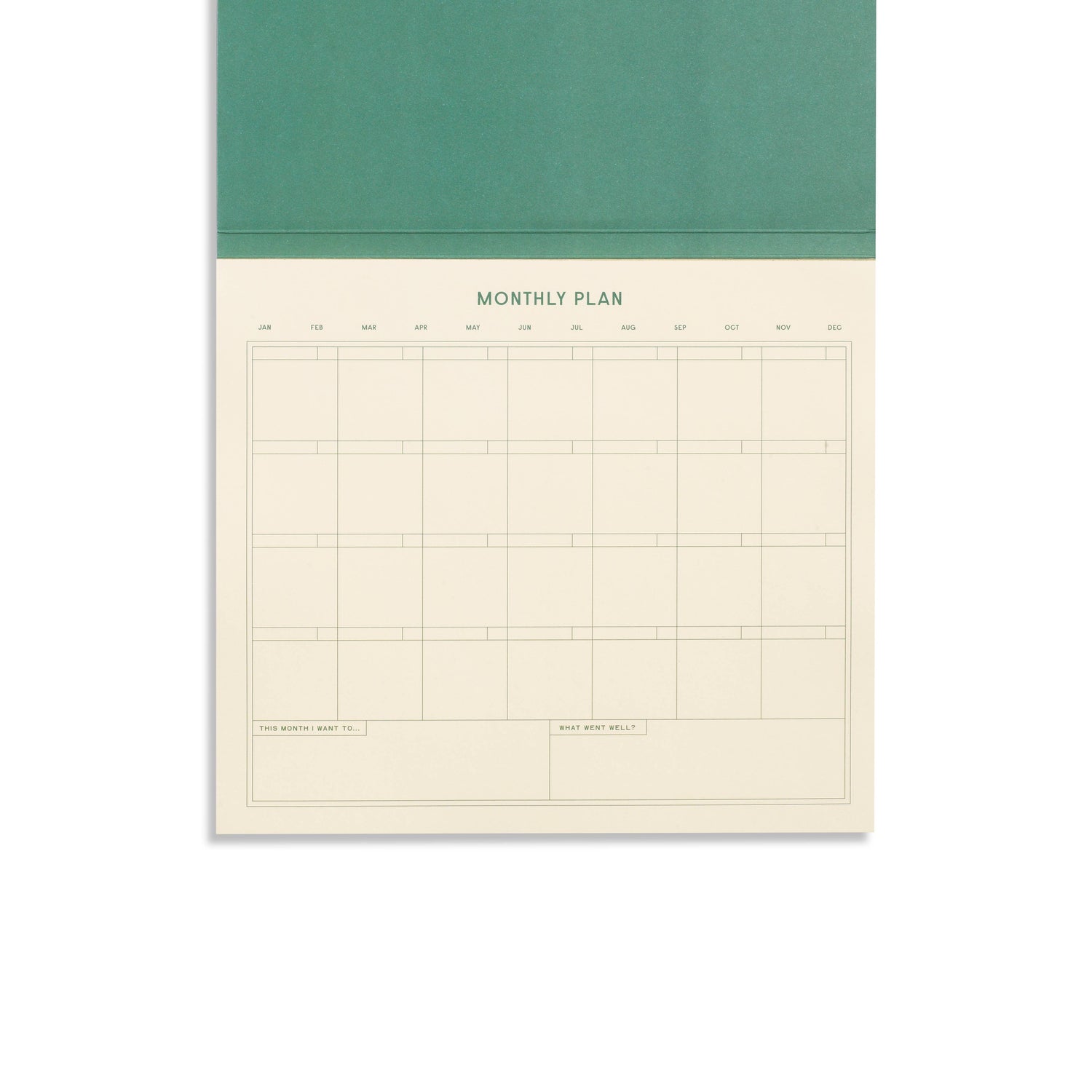 Monthly List Pad: Undated
