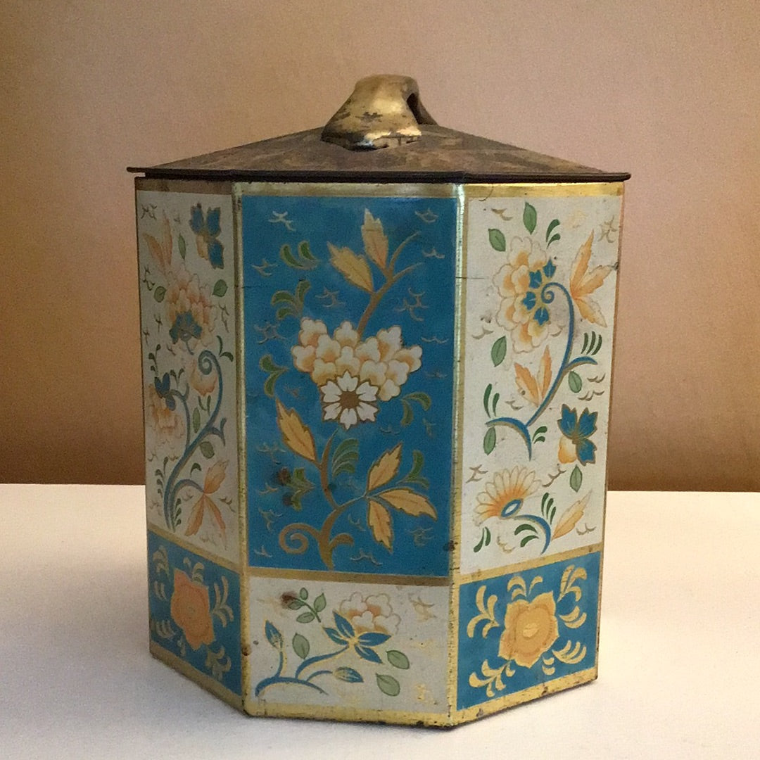 Edward Sharp &amp; Sons Octagonal Painted Tin
