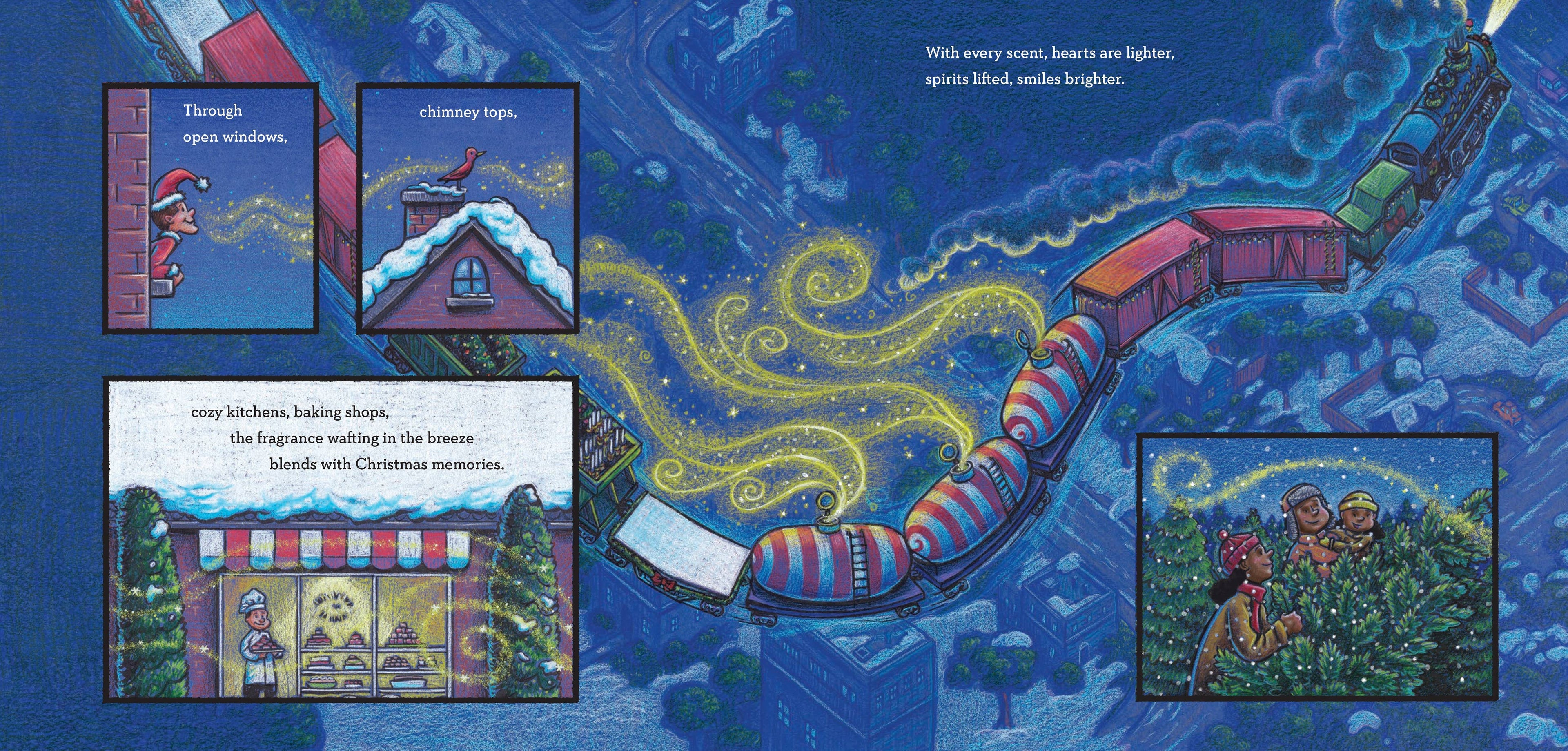 Steam Train, Dream Train: Next Stop, Christmas! by Sherri Dusky Rinker and AG Ford