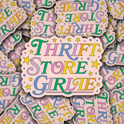 Thrift Store Girlie Sticker