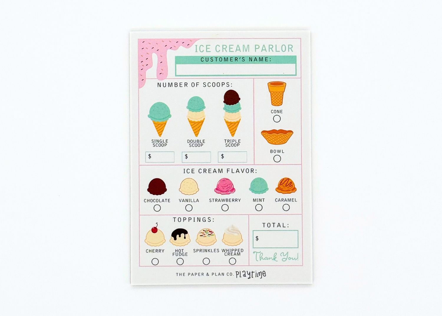 Playtime Pad® Ice Cream Parlor