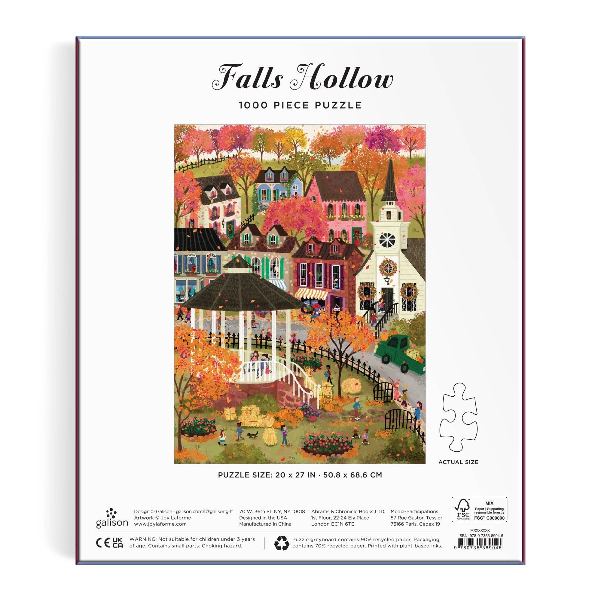 Galison: Joy Laforme Falls Hollow 1000 Piece Puzzle