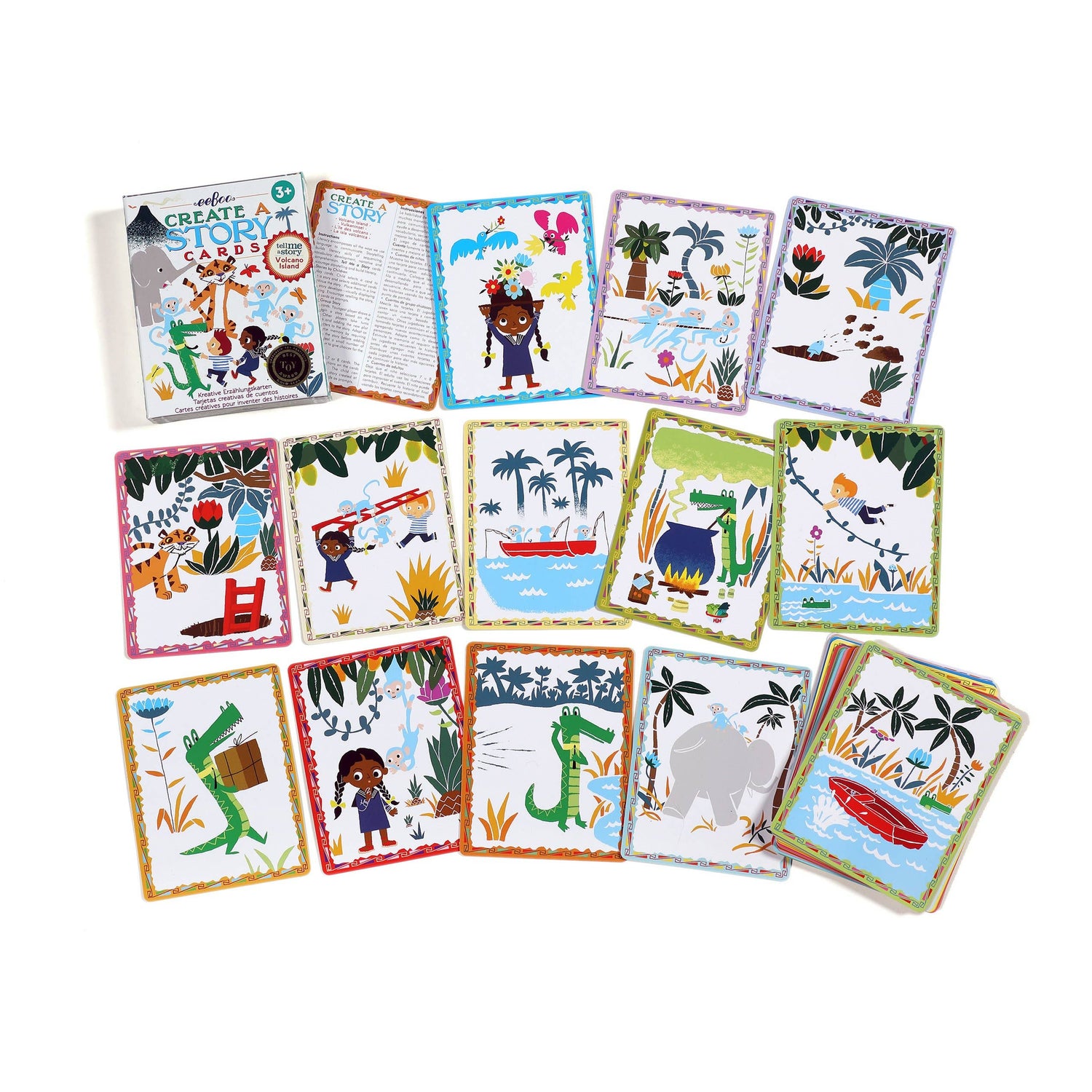 Volcano Island Create a Story Cards
