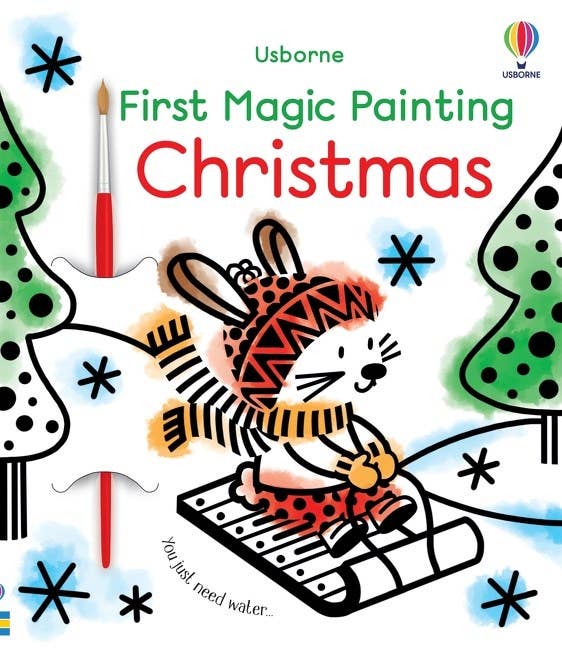 First Magic Painting Christmas Magic Paint Book: Usborne by Matthew Oldham